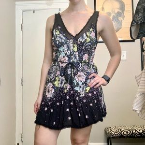 Free People Intimately Floral Mini Dress